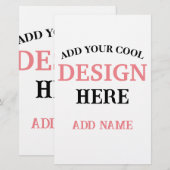 Hedendaags, minimalistisch, eenvoudig, & professio briefpapier (Voorkant / Achterkant)