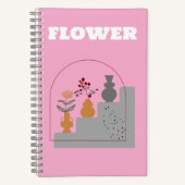 Hedendaags modern Boho Notitieboek (Voorkant)
