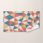 hedendaags modern kleurrijk geometrisch patroon bad handdoek (Handdoek)