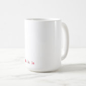 Hedendaags Modern Minimalistisch Rendier  Koffiemok (Voorkant rechts)