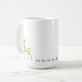 Hedendaags Modern Minimalistisch Rendier  Koffiemok (Voorkant links)