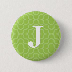 hedendaags monogram - letter J Ronde Button 5,7 Cm
