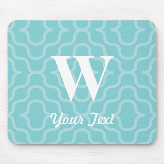 hedendaags monogram - letter W Muismat (Voorkant)