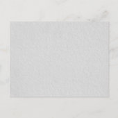 Hedendaags Monogram Wit Zwart Trouw Huwelijk Uitno Aankondigingskaart (Achterkant)