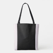 Hedendaags Monogram Zwart & Blush Bruidsmeisje Tote Bag (Achterkant)