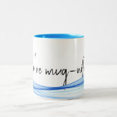 Hedendaags ontwerp en offerte tweekleurige koffiemok (Center)