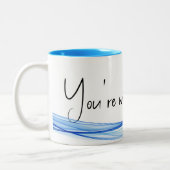 Hedendaags ontwerp en offerte tweekleurige koffiemok (Links)