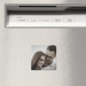 Hedendaags Paar Foto Opslaan onze Datum Magneet (Insitu (Vaatwasser))