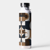 Hedendaags Rustiek Boho Patroon Waterfles (Links)
