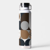 Hedendaags Rustiek Boho Patroon Waterfles (Achterkant)