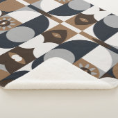 Hedendaags Rustiek Boho Sherpa Deken (3/4)