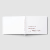 Hedendaags Script Modern Eenvoudig Minimalistisch  Gastenboek (Volledig)