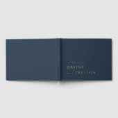 Hedendaags Script Modern Eenvoudig Minimalistische Gastenboek (Volledig)