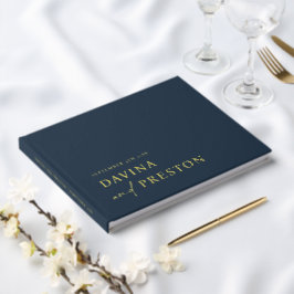 Hedendaags Script Modern Eenvoudig Minimalistische Gastenboek