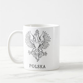Hedendaags staatsembleem van Polen: Witte Adelaar Koffiemok