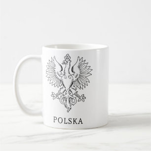 Hedendaags staatsembleem van Polen: Witte Adelaar Koffiemok