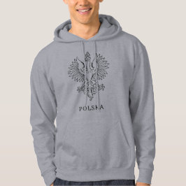 Hedendaags staatsembleem van Polen's Witte Adelaar Hoodie