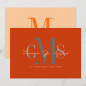 Hedendaags + stijlvol / sinaasappel + kruid kaart (Voorkant / Achterkant)