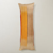 Hedendaags Turks Geel Rood Bruin Lichaamskussen (Achterkant (Verticaal))