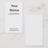 Hedendaags Visitekaartje (Voorkant / Achterkant)