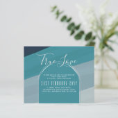 Hedendaags Zee Glas Oceaan Pauwblauw Turkoois Trou (Staand voorkant)