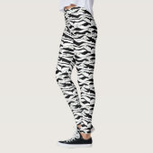 Hedendaags Zwart en Wit Leggings (Links)