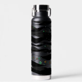 Hedendaags Zwart en Wit Waterfles (Voorkant)