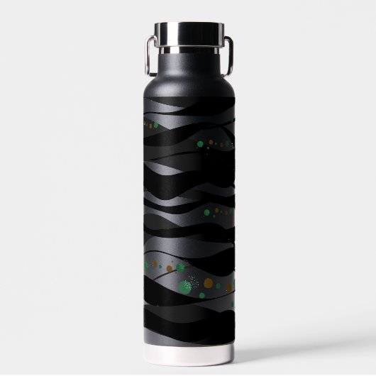 Hedendaags Zwart en Wit Waterfles (Voorkant)