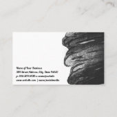 Hedendaags | Zwarte verf | Uitdrukkend Visitekaartje (Achterkant)