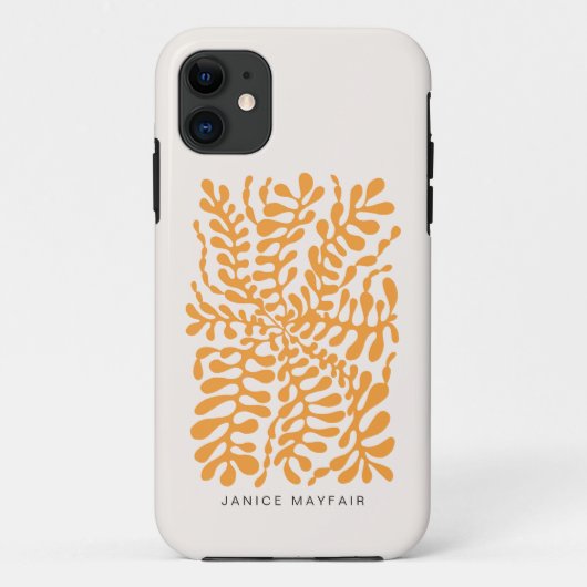 Hedendaagse Abstract Geometrisch Patroon Moderne K Case-Mate iPhone Case (Achterkant)