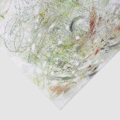 Hedendaagse Abstracte Decoupage Tissue Paper Tissuepapier (Detail)