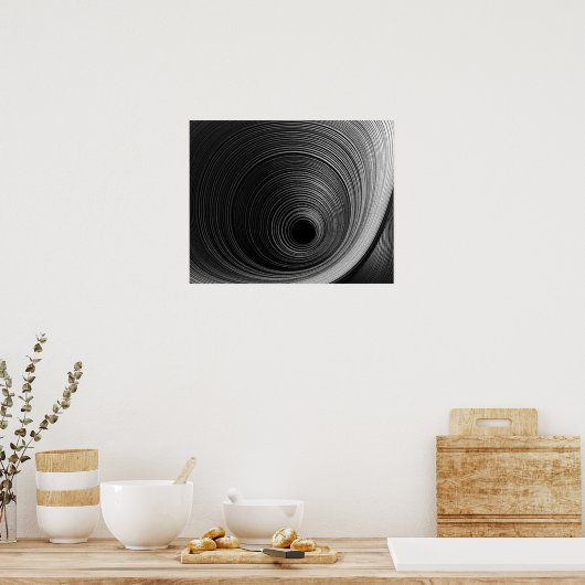 hedendaagse Abstracte foto Poster (Keuken)