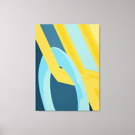 Hedendaagse Abstracte Geometrische Harmonie Canvas Afdruk