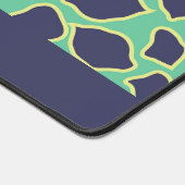 Hedendaagse Abstracte Gepersonaliseerde Naam Desk  Bureaumat (Hoek)