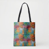 Hedendaagse Abstracte Kunst Boodschappentas Levend Tote Bag (Voorkant)