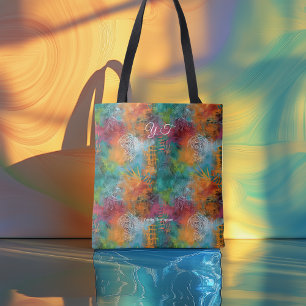 Hedendaagse Abstracte Kunst Boodschappentas Levend Tote Bag