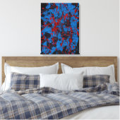 Hedendaagse Abstracte Kunst : Elektrisch Canvas Afdruk (Insitu (Slaapkamer))