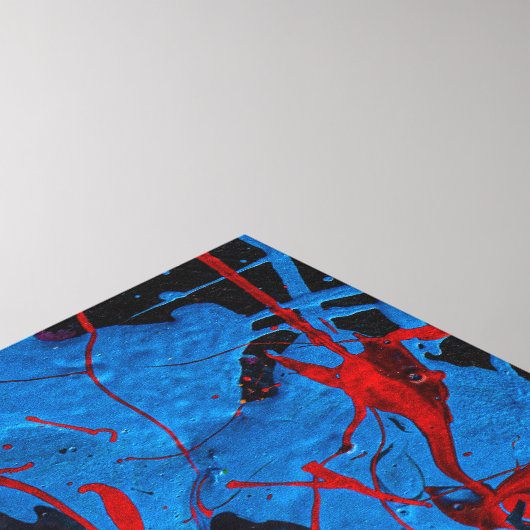Hedendaagse Abstracte Kunst : Elektrisch Canvas Afdruk (Hoek(Top))