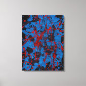 Hedendaagse Abstracte Kunst : Elektrisch Canvas Afdruk (Voorkant)