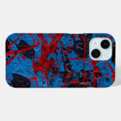 Hedendaagse Abstracte Kunst : Elektrisch Case-Mate iPhone Case (Achterkant (horizontaal))