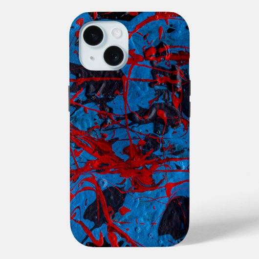 Hedendaagse Abstracte Kunst : Elektrisch Case-Mate iPhone Case (Achterkant)