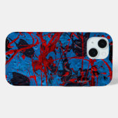 Hedendaagse Abstracte Kunst : Elektrisch Case-Mate iPhone Case (Achterkant (horizontaal))