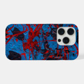 Hedendaagse Abstracte Kunst : Elektrisch iPhone Hoesje (Achterkant horizontaal)