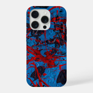 Hedendaagse Abstracte Kunst : Elektrisch iPhone 15 Pro Case