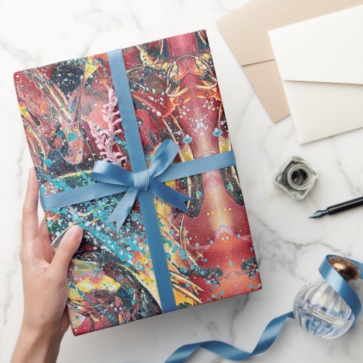 Hedendaagse Abstracte Kunst Inpakpapier (Geschenken)
