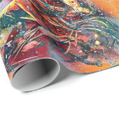 Hedendaagse Abstracte Kunst Inpakpapier (Rol Hoek)