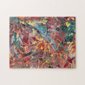 Hedendaagse Abstracte Kunst Puzzel (Horizontaal)