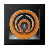 hedendaagse Abstracte kunst Tegeltje (Voorkant)