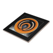 hedendaagse Abstracte kunst Tegeltje (Zijkant)