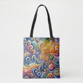 hedendaagse Abstracte kunst Tote Bag (Voorkant)